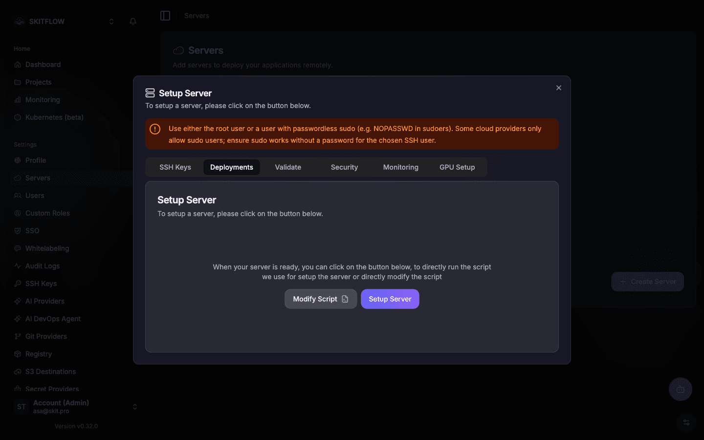 Multi-Server Setup