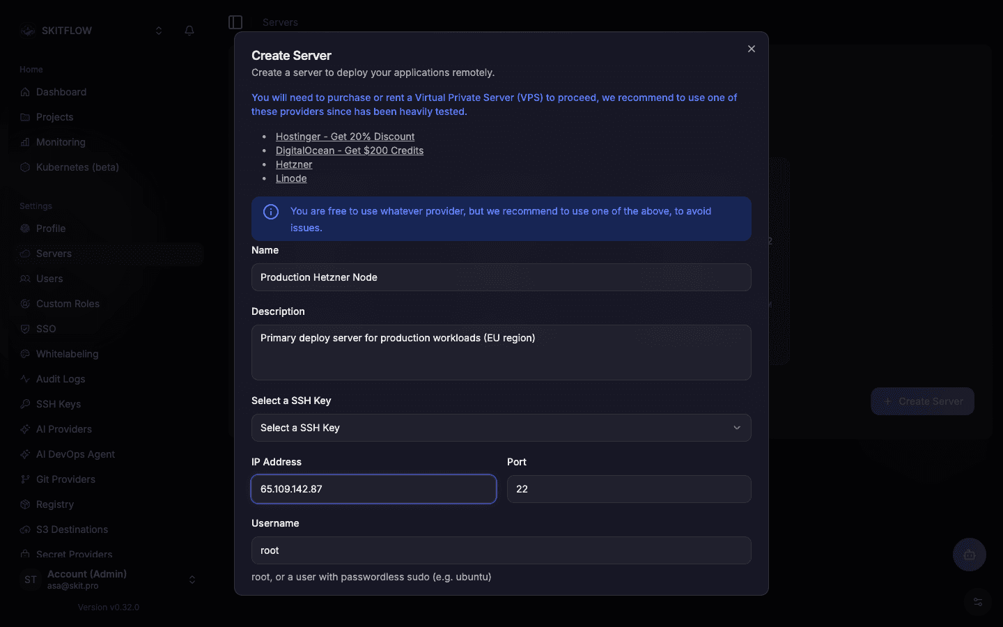 Add server
