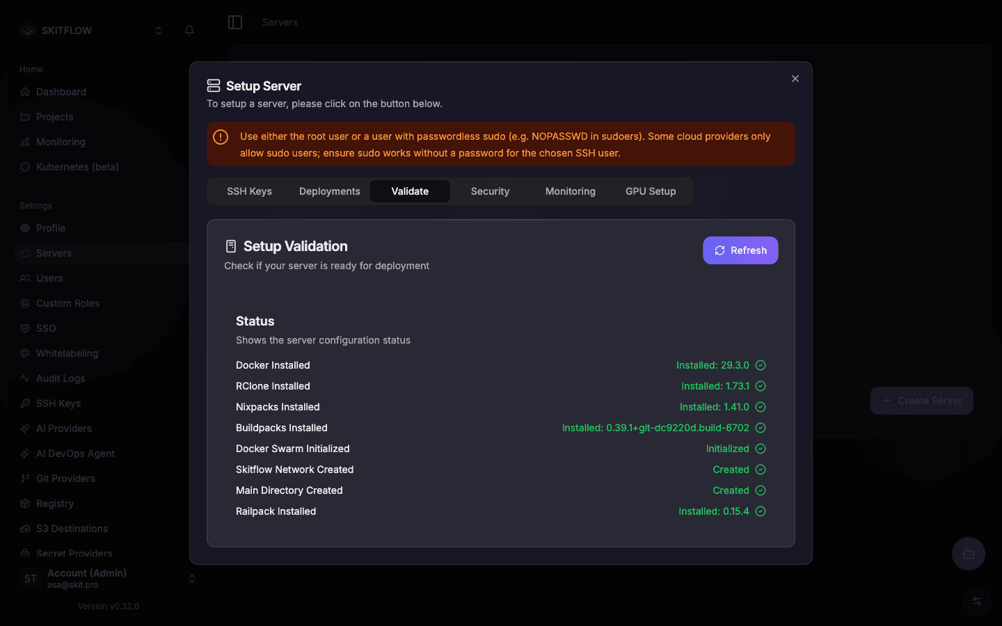 Multi-Server Setup